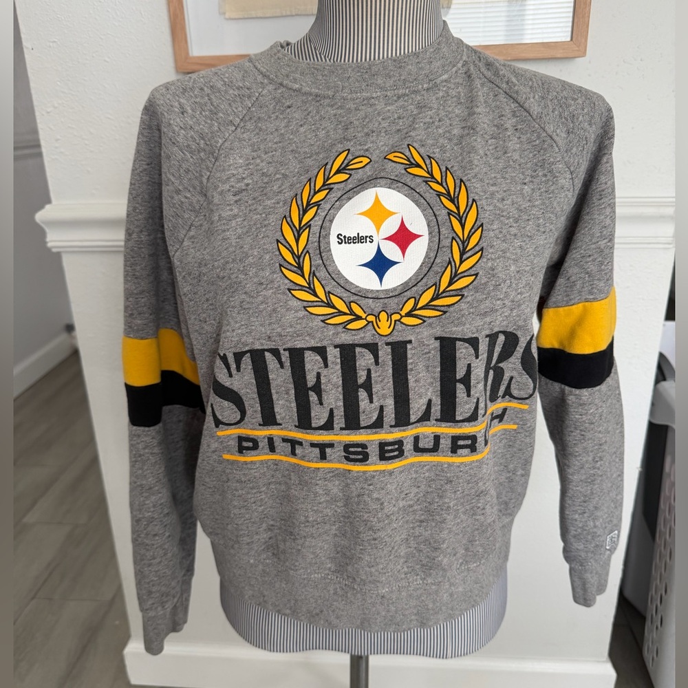 Pittsburg Steelers Grey Crewneck